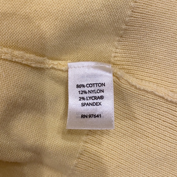 JJill Cardigan Yellow Sweater - Picture 4 of 5